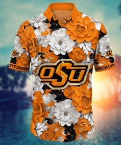Oklahoma State Cowboys NCAA Flower Hawaii Shirt For Fans Ver 14