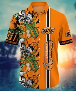 Oklahoma State Cowboys NCAA Flower Hawaii Shirt For Fans Ver 15