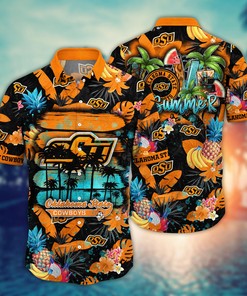 Oklahoma State Cowboys NCAA Flower Hawaii Shirt For Fans Ver 16