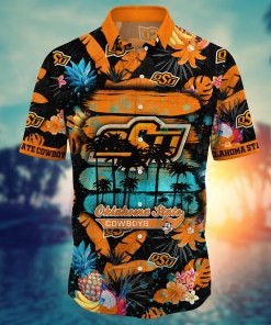 Oklahoma State Cowboys NCAA Flower Hawaii Shirt For Fans Ver 16