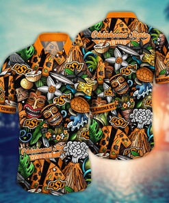 Oklahoma State Cowboys NCAA Flower Hawaii Shirt For Fans Ver 18