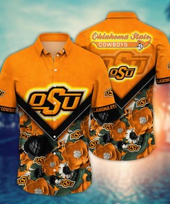 Oklahoma State Cowboys NCAA Flower Hawaii Shirt For Fans Ver 19