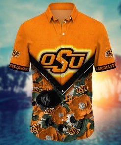 Oklahoma State Cowboys NCAA Flower Hawaii Shirt For Fans Ver 19