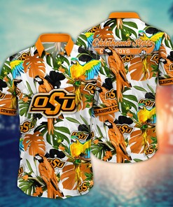 Oklahoma State Cowboys NCAA Flower Hawaii Shirt For Fans Ver 2