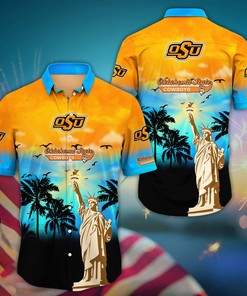 Oklahoma State Cowboys NCAA Flower Hawaii Shirt For Fans Ver 23