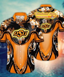 Oklahoma State Cowboys NCAA Flower Hawaii Shirt For Fans Ver 24