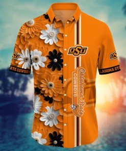 Oklahoma State Cowboys NCAA Flower Hawaii Shirt For Fans Ver 26