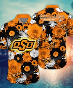 Oklahoma State Cowboys NCAA Flower Hawaii Shirt For Fans Ver 27
