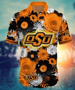 Oklahoma State Cowboys NCAA Flower Hawaii Shirt For Fans Ver 27