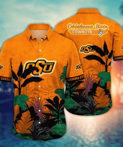 Oklahoma State Cowboys NCAA Flower Hawaii Shirt For Fans Ver 28