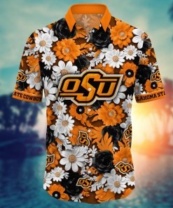 Oklahoma State Cowboys NCAA Flower Hawaii Shirt For Fans Ver 3