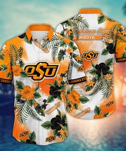 Oklahoma State Cowboys NCAA Flower Hawaii Shirt For Fans Ver 31