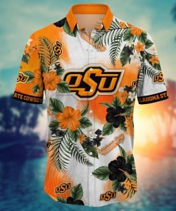 Oklahoma State Cowboys NCAA Flower Hawaii Shirt For Fans Ver 31