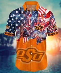 Oklahoma State Cowboys NCAA Flower Hawaii Shirt For Fans Ver 33