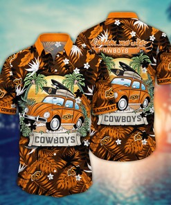 Oklahoma State Cowboys NCAA Flower Hawaii Shirt For Fans Ver 35