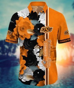Oklahoma State Cowboys NCAA Flower Hawaii Shirt For Fans Ver 36