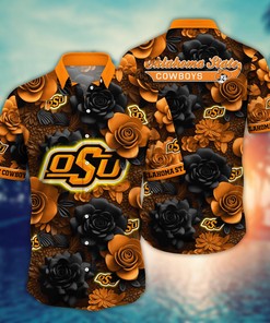 Oklahoma State Cowboys NCAA Flower Hawaii Shirt For Fans Ver 37