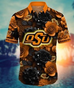 Oklahoma State Cowboys NCAA Flower Hawaii Shirt For Fans Ver 37