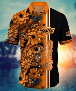 Oklahoma State Cowboys NCAA Flower Hawaii Shirt For Fans Ver 5