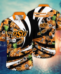 Oklahoma State Cowboys NCAA Flower Hawaii Shirt For Fans Ver 6