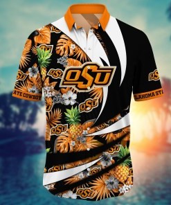 Oklahoma State Cowboys NCAA Flower Hawaii Shirt For Fans Ver 6