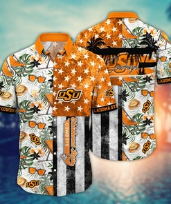 Oklahoma State Cowboys NCAA Flower Hawaii Shirt For Fans Ver 7