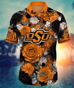 Oklahoma State Cowboys NCAA Flower Hawaii Shirt For Fans Ver 8