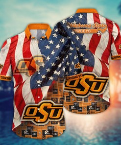 Oklahoma State Cowboys NCAA Flower Hawaii Shirt For Fans Ver 9
