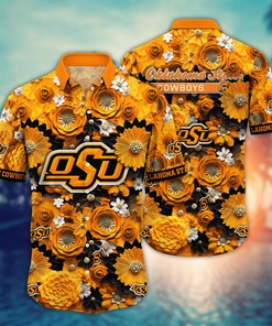 Oklahoma State Cowboys NCAA Hawaiian Shirt for This Summer Customize Shirt Any Team