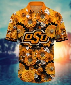 Oklahoma State Cowboys NCAA Hawaiian Shirt for This Summer Customize Shirt Any Team