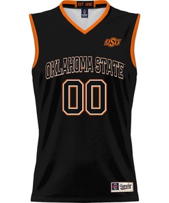 Oklahoma State Cowboys NIL Men Basketball Custom Jersey - Black