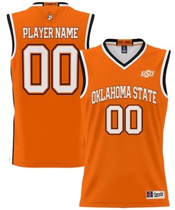 Oklahoma State Cowboys NIL Men Basketball Custom Jersey - Orange