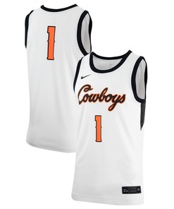 Oklahoma State Cowboys Retro Replica Basketball Jersey - White Ncaa