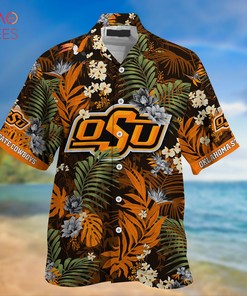 Oklahoma State Cowboys Summer Hawaiian Shirts, With Tropical Patterns for Fans