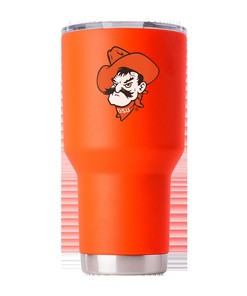 Oklahoma State Pistol Pete Orange Tumbler - Oklahoma State Pistol Pete Orange Team Logo Tumbler - Show Your Cowboy Pride