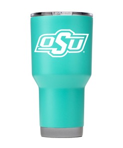 Oklahoma State Teal Tumbler - Oklahoma State Teal Team Logo Tumbler - Go Cowboys