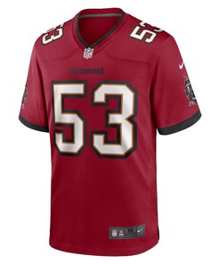 Olakunle Fatukasi Tampa Bay Buccaneers Game Player Jersey - Red