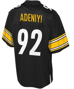 Olasunkanmi Adeniyi Pittsburgh Steelers Nfl Pro Line Player Jersey - Black