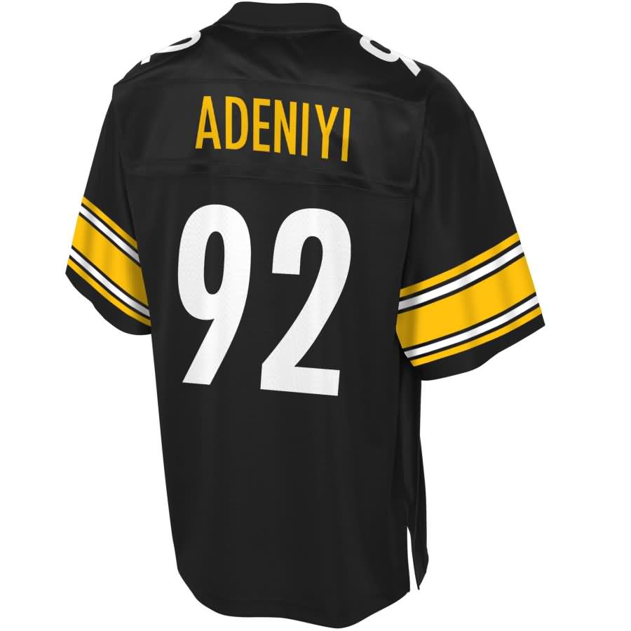 Olasunkanmi Adeniyi Pittsburgh Steelers Nfl Pro Line Player Jersey - Black