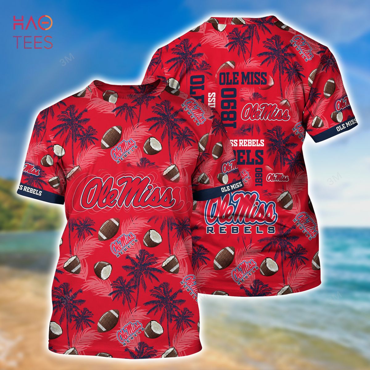 Ole Miss Rebels Hawaiian Shirt, New Gift for Summer