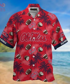 Ole Miss Rebels Hawaiian Shirt, New Gift for Summer