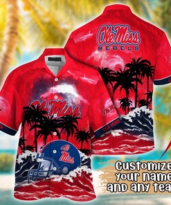 Ole Miss Rebels NCAA Best Hawaiian Shirt Ever- Customize Any Team Any League