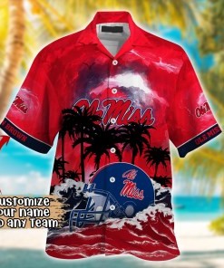 Ole Miss Rebels NCAA Best Hawaiian Shirt Ever- Customize Any Team Any League