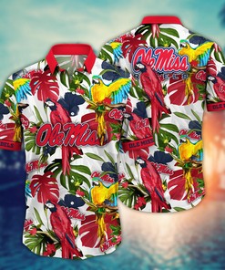 Ole Miss Rebels NCAA Flower Hawaii Shirt For Fans Ver 1