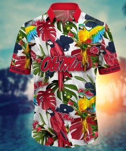 Ole Miss Rebels NCAA Flower Hawaii Shirt For Fans Ver 1
