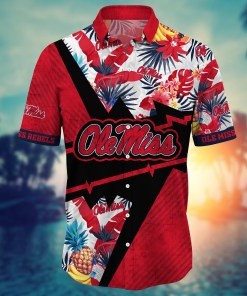 Ole Miss Rebels NCAA Flower Hawaii Shirt For Fans Ver 12