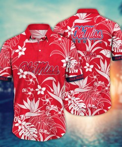 Ole Miss Rebels NCAA Flower Hawaii Shirt For Fans Ver 15