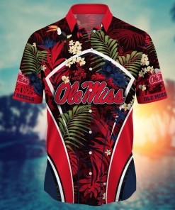 Ole Miss Rebels NCAA Flower Hawaii Shirt For Fans Ver 16
