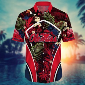 Ole Miss Rebels NCAA Flower Hawaii Shirt For Fans Ver 16