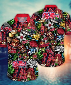 Ole Miss Rebels NCAA Flower Hawaii Shirt For Fans Ver 17